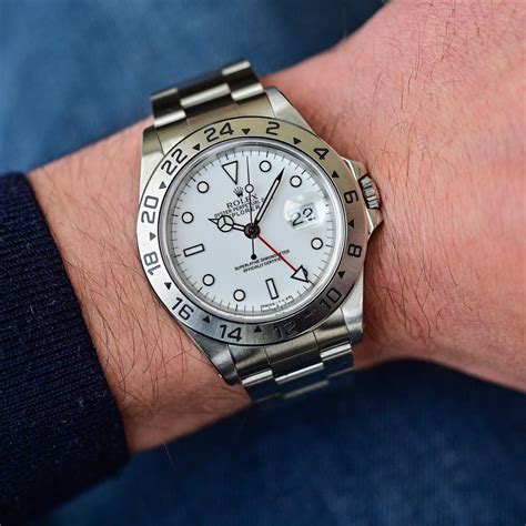 rolex explorer 16570 white|Rolex 16570 review.